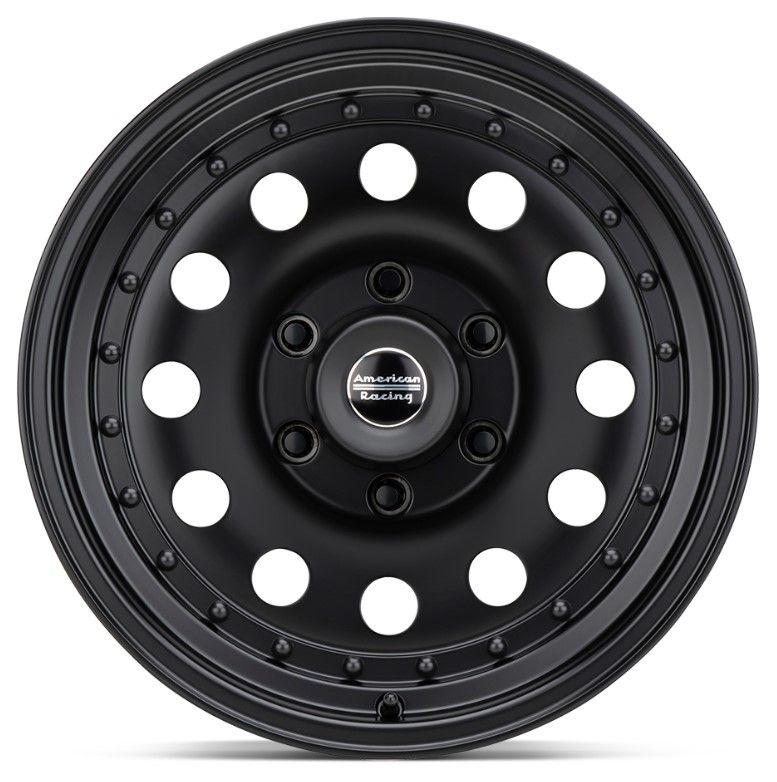 American Racing<br>AR62 Outlaw II Satin Black (18x8)